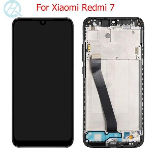 Original Redmi 7 LCD For Xiaomi Redmi 7 Display With Frame Touch Screen 10 Touch Redmi 7 Screen Digitizer Panel Assembly