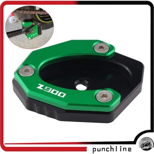 Fit For KAWASAKI Z650 Z900 Z900RS Z900RS CAFE Z1000SX Z 650 Z 900 Z 1000 SX kickstand sidestand stand extension enlarger pad