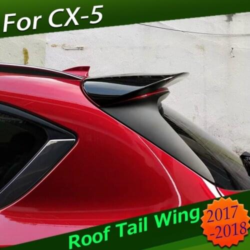 Roof Tail wing Spoiler For MAZDA CX-5 2017 2018 CX-5 Roof High Quality ABS Material Car Rear Wing Primer Color Rear Spoiler