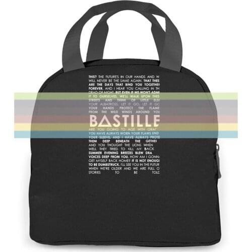 DIY Bastille , Custom Classic with Bastille Printed New women men Portable insulated lunch bag adult student