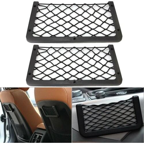 2pcs Universal Large Storage Net Pocket Camper Van Caravan Organiser Holder Nylon Mesh Nets Organizer Vehicle Supplies