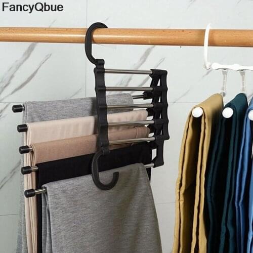 Wardrobe Hanger Multi-functional Clothes Hangers Pants Stainless Steel Wardrobe Clothing Hangers For Clothes Rack