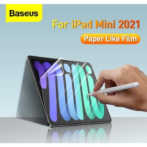 Baseus 0.15mm Screen Protector Protective Film For iPad Mini 6 2021 Matte PET Paper Like Film Write Draw For iPad Accessories