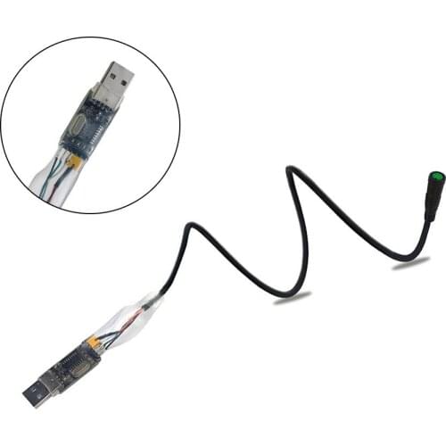 1pc 580mm USB Programming Cable For Bafang Programming 5Pin USB Cable For BBS01 BBS02 BBSHD Mid Drive Motor