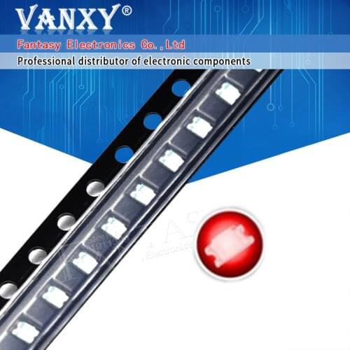 100pcs Red 0805 SMD LED diodes light