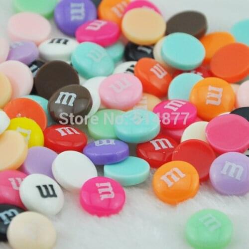 20pcs Mix Color Round M Resin Flatbacks Scrapbooking Lots Button