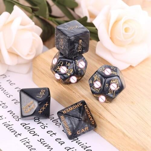5pcs/set Funny Love Dice Game Toy Erotic Sexy Posture Adult Couple Bachelor Love Drop Shipping