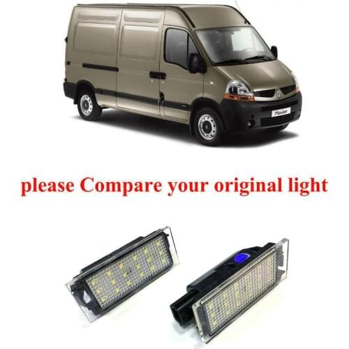 Car Accessories Special Car License Plate Lamp For Renault Master 2 II 2003-2010 automotive goods car products
