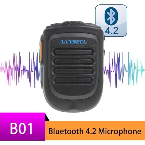 Bluetooth Microphone B01 Handheld Wireless Microphone for 3G 4G Newwork IP Radio With REALPTT ZELLO App Android Mobile Phone