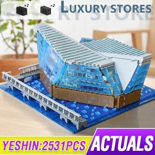 Architecture Series 601099 The Singapore Boutique Clothing Jewelry Store with Led Part Building Block Brick Kids Toys