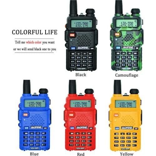 For UV-5R Walkie Talkie Professional CB Radio Station Baofeng UV 5R Transceiver 5W VHF UHF Portable UV5R