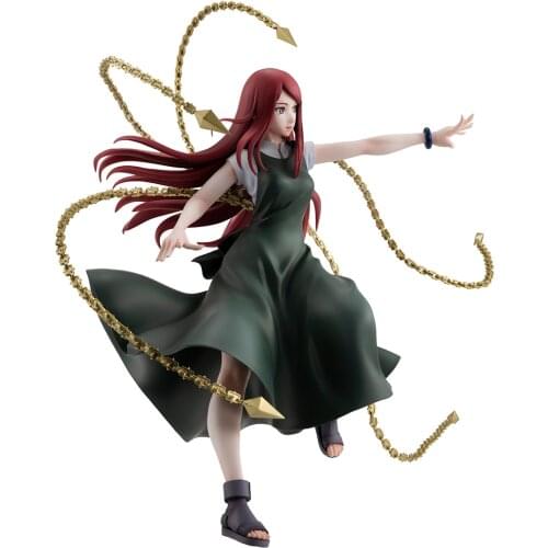 Narutos Anime Uzumaki Kushina Action Figures Hand-Made 20 Cm Peripheral Pvc Ornaments Model Toys for Children Gifts In Stock