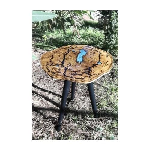 Epoxy Cast And Above Epoxy Coating Solid Coffee Table Model