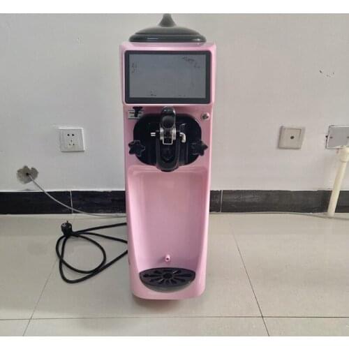 Commercial Ice Cream Machine Automatic Small Soft Ice Cream Makers Stainless Steel Sundae Ice Cream Vending Machine