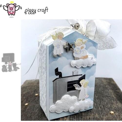 Piggy Craft metal cutting dies cut die mold Angel kid book oven Scrapbook paper craft knife mould blade punch stencils dies