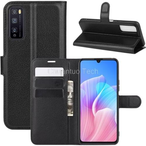 Fashion Wallet PU Leather Case Cover For Huawei Enjoy Z 5G/Enjoy 20 Pro Flip Protective Phone Back Shell With Card Holders
