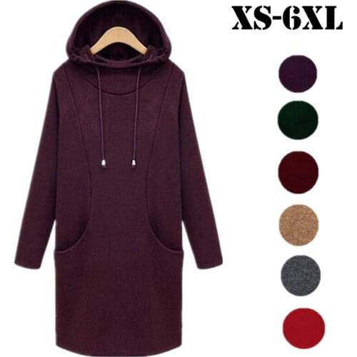 2020 thickening velvet winter Dress Autumn sexy Dresses Long Sleeve Hooded Dress Vestidos plus size S-5XL 6XL Hoodies Sweatshirt