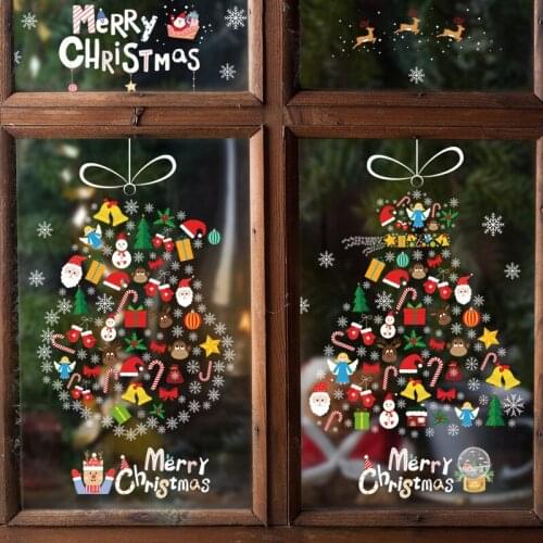 Christmas Snowflakes Window Clings Decals Glass window decoration stickers Wall Sticker Winter Party Wonderland Decorations