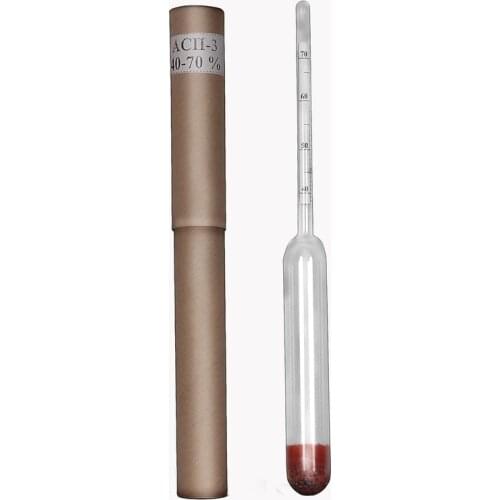 Alcohol areometer, ASP-3, 40-70