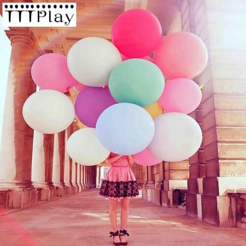 Wedding Decoration Balloon 36 inch 90CM Large Giant Helium Latex Balloons Inflatable Big Air Balls Happy Birthday Party Supplies