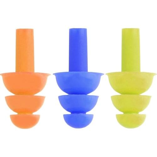 Hot Soft 1/10 Pairs/SET Soft Foam Anti Noise Ear Plugs Ear Protectors Sleep Soundproof Earplugs Workplace Safety Supplies