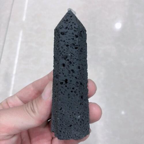 1pc Natural Crystals Quartz Volcanic Tower Point Energy Reiki Stones Room Home Office Aquarium Decoration Accessories Gemstone