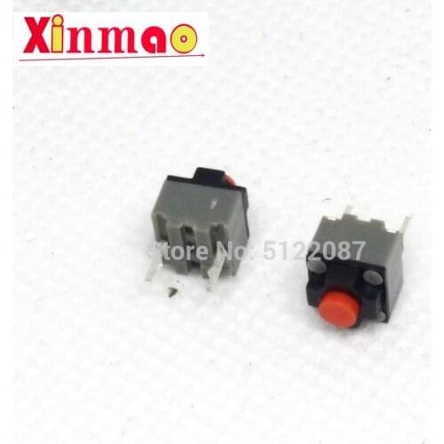10Pcs Mute Button 6*6*7.3 Silent Button Switch Wireless Mouse Wired Mouse Button Light Touch Micro Mouse Switch 6x6x7.3 2Pin
