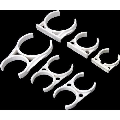 80mm Plastic Fixed Clamp White Big Small Double Clip for RO Water Purifier Element 400G