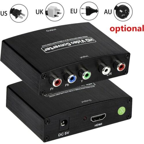 1080P HD HDMI to PB/PR/Y Video and R/L Audio Adapter Converter