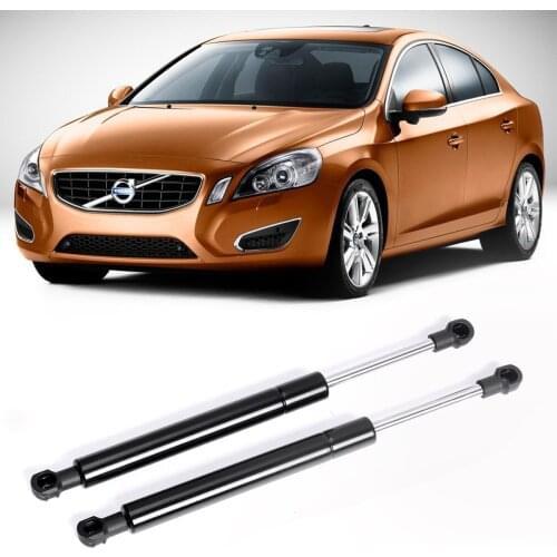 2pcs For Volvo S60 Sedan 2001 - 2009 Rear Trunk Tailgate Gas Strut Spring Shock Lift Support Rod Arm Bars Car Styling