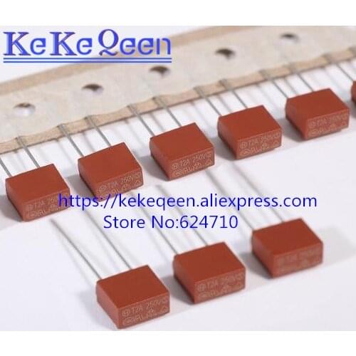 50pcs/lot Square fuse 6.3A 250V 392 Square plastic fuse T6.3A LCD TV power board commonly