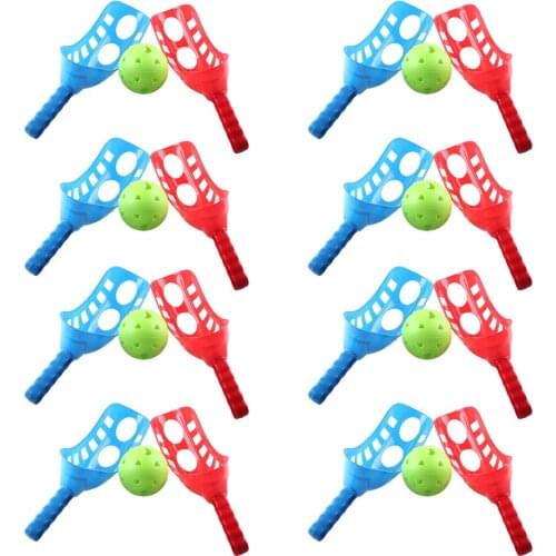 8 Set Fun Air Scoop Ball Toss Catching Game Summer Sport Throw and Catch Toy for Child Adult Parents Outdoor Yard Party Favor
