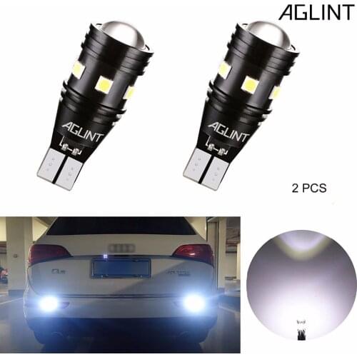 AGLINT 2PCS T15 T16 W16W 912 921 LED Bulbs CANBUS Error Free For Car Light Back-up Reverse Light Super Bright 12-24V White 6000k
