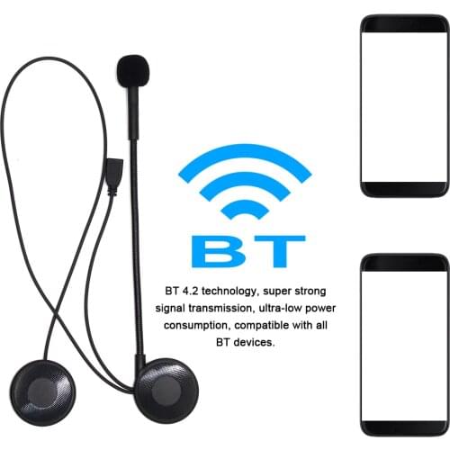 Motorcycle Helmet Bluetooth Headset Wireless Ultra-Thin Helmet Heaphones Handsfree Earphone Stereo Music Player Helmet Speaker