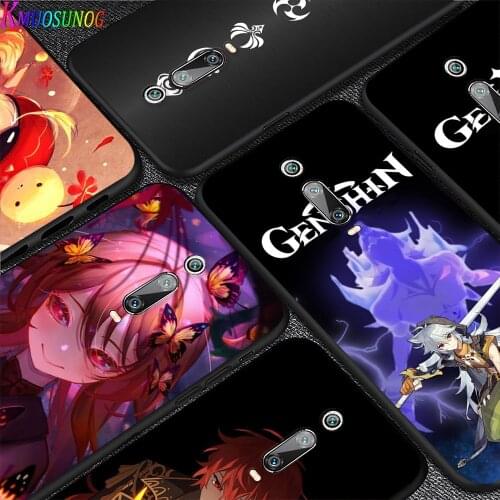 Anime Genshin darbe For Xiaomi Redmi 4X 5 5A 6 6A 7 7A K20 8 8A GO 10X Plus Pro (4G/5G) Silicone Soft Black TPU Phone Case