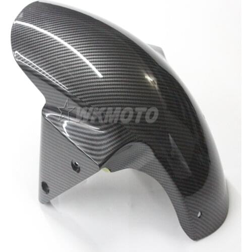 For Kawasaki Ninja ZX6RR ZX636 ZX6R 2003 2004 Carbon Fiber Painted Front Tire Fender Mudguard ABS Plastic