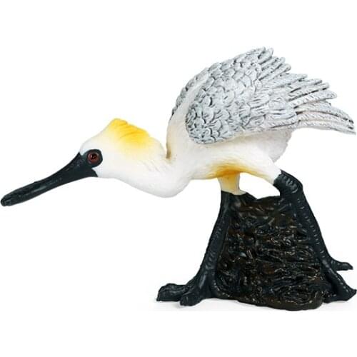Birds Animal Cognition Action Figures Kids Plastic Cement Toys Geronticus Calvus Animal Figure Collectible Toys