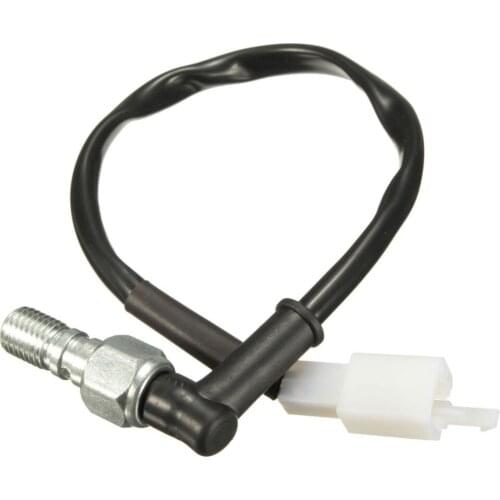 Motorcycle Bike Hydraulic Banjo-Bolt Brake Pressure Switch Wire M10x1.25mm for Honda Kawasaki Yamaha