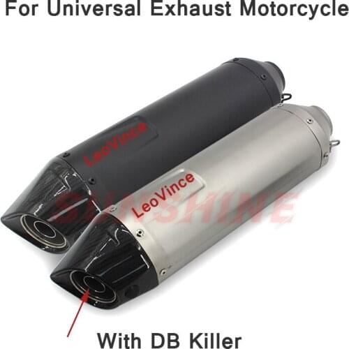Escape Moto 51mm Motorcross Exhaust Motorcycle Modified Muffler Pitbike DB Killer Racing Pipe For MT09 RC390 Z750 ER6N ZX10R ATV