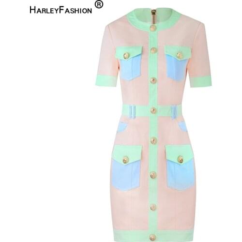 Модные джинсовые платья HARLEYFASHION China At AliExpress