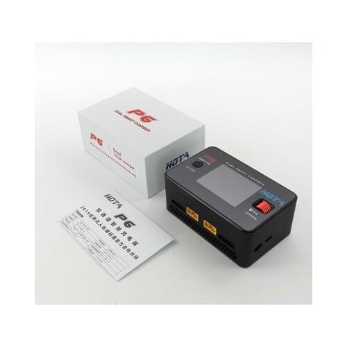 HOTA P6 T240 240W 29V DC 600W 15AX2 DC Dual Channel Smart Charger with Mobile Service Charging for Lipo LiIon NiMH Battery