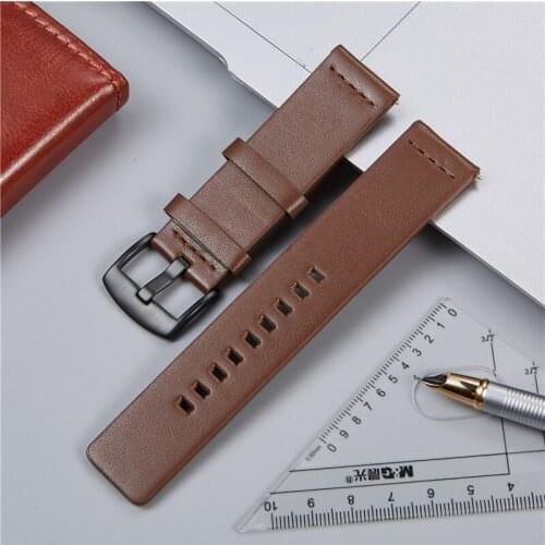 Leather Strap for HUAWEI WATCH GT 2 46mm 42mm GT2 Pro Band Bracelets for HONOR Magic ES 18mm 20mm 22mm 24mm Wrist Watchbands