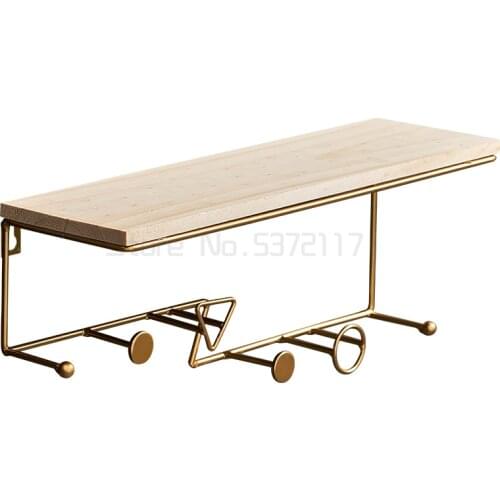 Nordic creative light luxury iron hook key rack wall decoration fitting room coat hook wall hanging