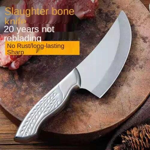 Kitchen Boning Knife Kitchen Knife Kill Fish Segmentation Kill Pig Knife Butcher Meat Cleaver Stainless Steel Kitchen Knife