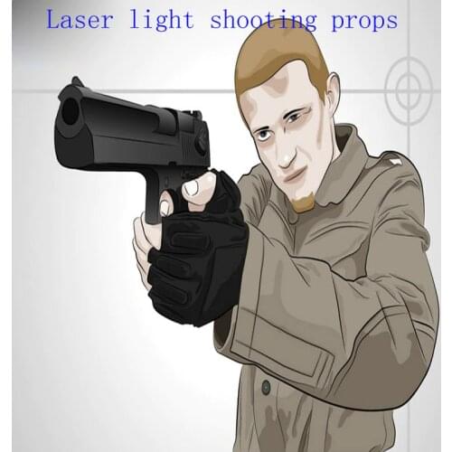 Laser shooting electronicshooting laser target open lock props Takagism game real life escape room tools