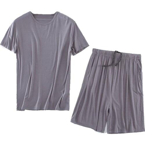 Summer mens Sleepwear 5XL 6XL 7XL 8XL weight 140kg plus size Home Sleepwear