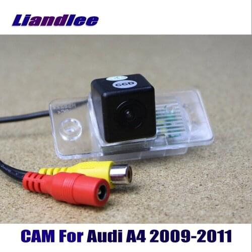 Liandlee CAM Car Rearview Reverse Parking Camera For Audi A4 2009-2011 / Rear View Backup Camera HD CCD Night Vision