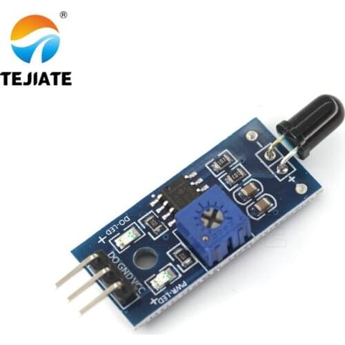 LM393 IR Flame Detection Sensor Module Fire Detector Infrared Receiver Module Diy Kit