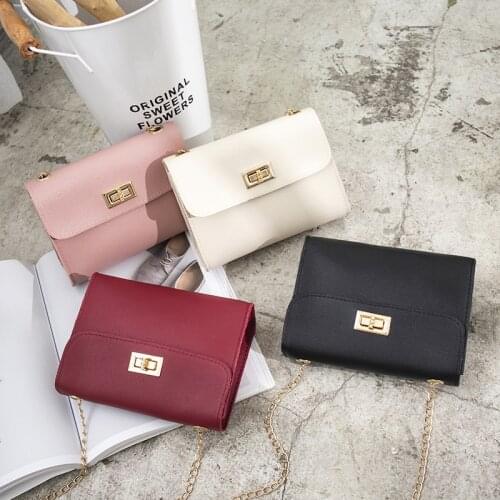 Small Square Bag Crossbody Bags For Women Leather Vintage ladies Cute Student lovely Phone Korea Mobile Female Soft Purse Summer