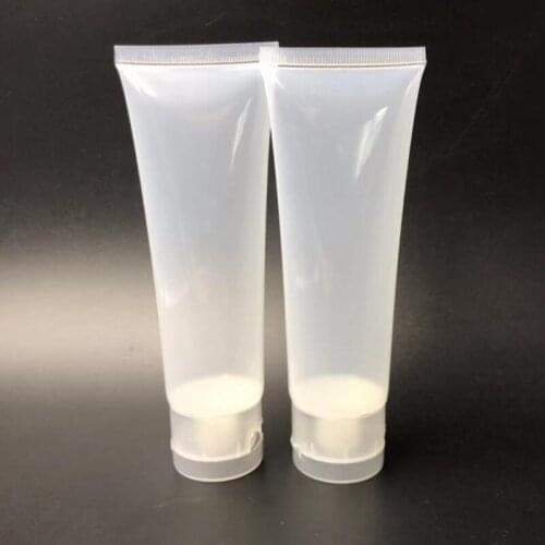 Refillable 100ml Plastic Soft Bottle Empty Facial Cleanser Cosmetic Cream Squeeze Tube Shampoo Lotion Container LX3916